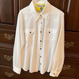 White Polka Dot Women’s Shirt